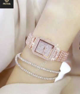 petra-famous-rose-gold-bling-wristwatch-for-women