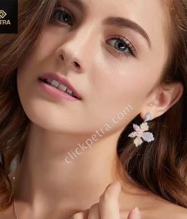 petra-fashion-flower-leaves-celebrity-earrings