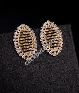 petra-gold-white-cz-oval-women-earrings