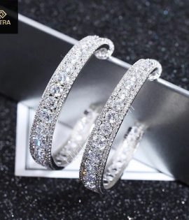 petra-dubai-white-cz-silver-classy-hoop-earrings