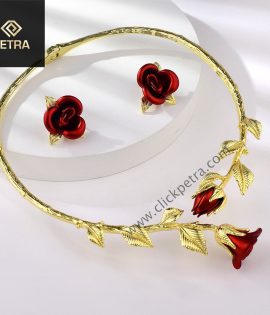dubai-styled-gold-plated-rose-jewelry-set