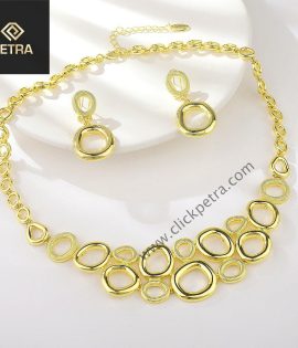 fashionable-ripple-2pcs-jewelry-set
