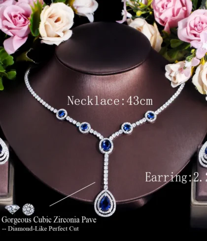 classic-dubai-water-drop-emerald-blue-cubic-zirconia-women-jewelry-set