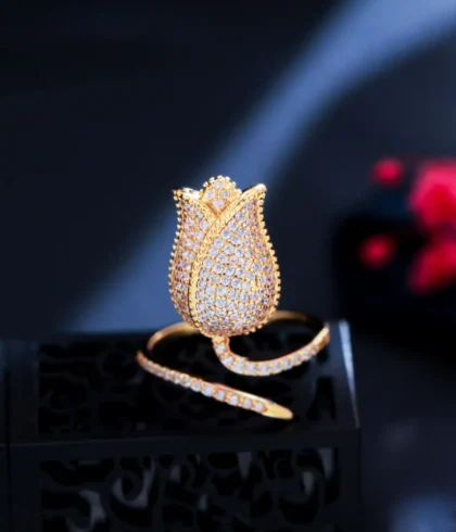 luxury-gold-plated-color-cubic-zirconia-dainty-rose-flower-ring