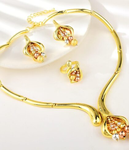 floral-fantasy-gold-plated-4pcs-jewelry-set