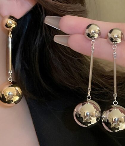 elegant-round-ball-tassel-long-drop-earrings