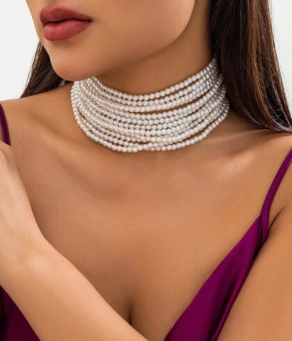 multilayer-elegant-imitation-pearl-necklace